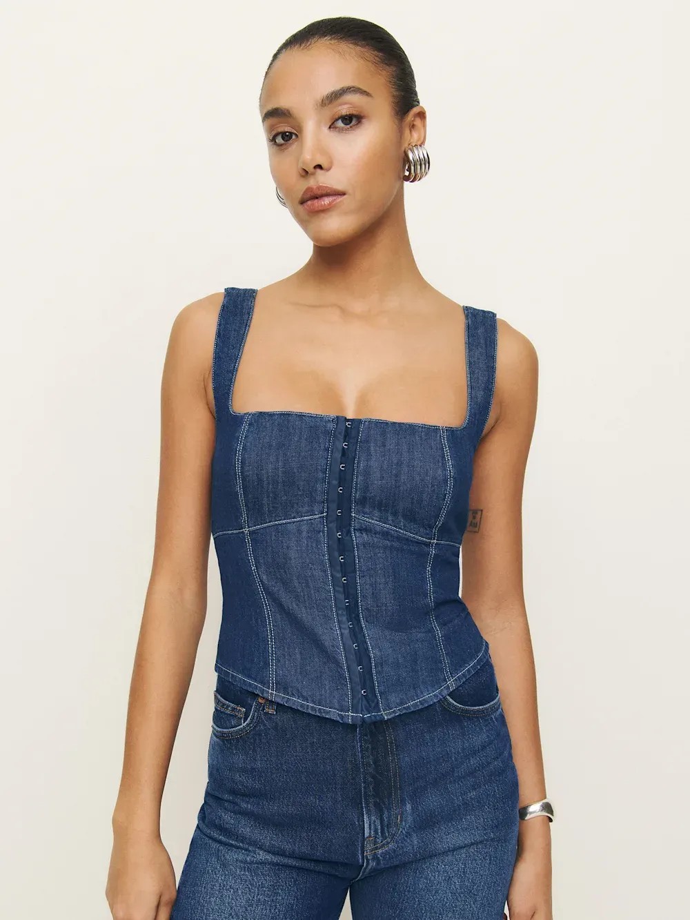 Tagliatelle Denim Top