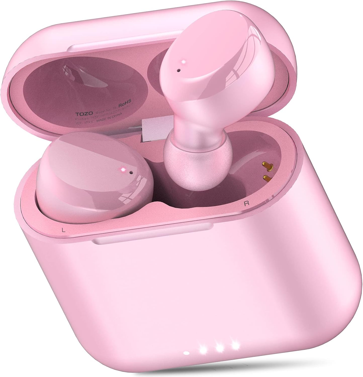TOZO T6 Pink Wireless Earbuds